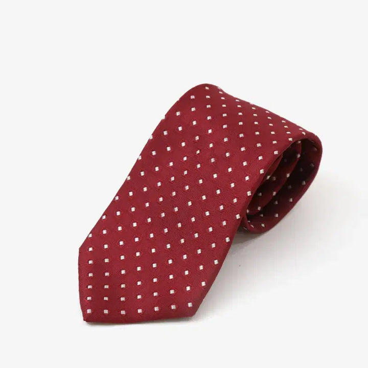 [BUNJANG] Gucci Diamond Pattern Tie Red / (정품)구찌 마름모 패턴 넥타이 레드