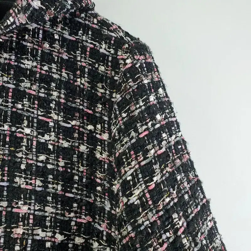 [BUNJANG] Paul &amp; Joe Black Tweed Jacket / 폴앤조 블랙 여자 트위드 자켓 L M7437