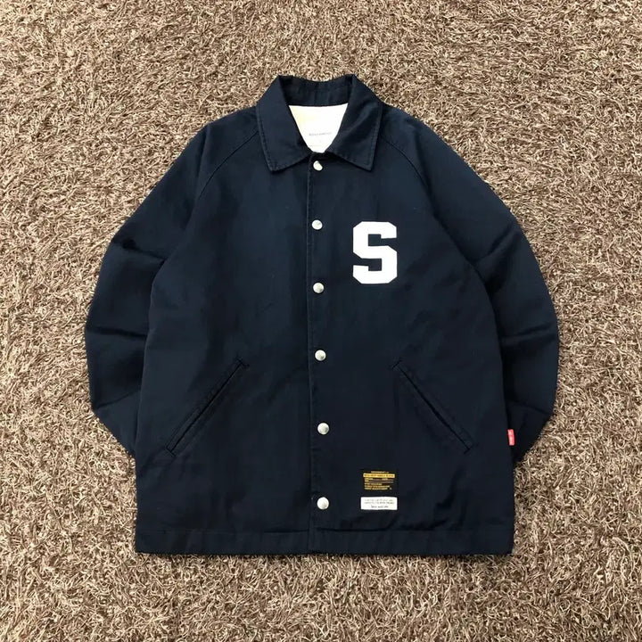 [BUNJANG] M Sovrment Navy Coach Jacket / M 소버먼트 네이비 코치 자켓