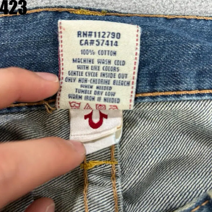 [BUNJANG] True Religion USA Denim Jeans Pants 36 / 트루릴리젼 데님진 USA 데님 청바지 팬츠 36