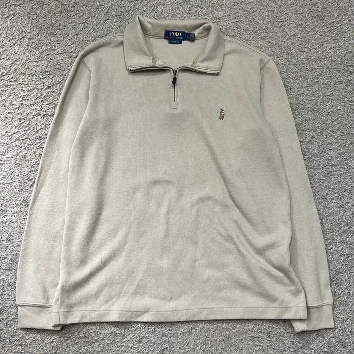 [BUNJANG] Polo Half-Zip Knit Sweater / [95-100] 폴로 반집업니트