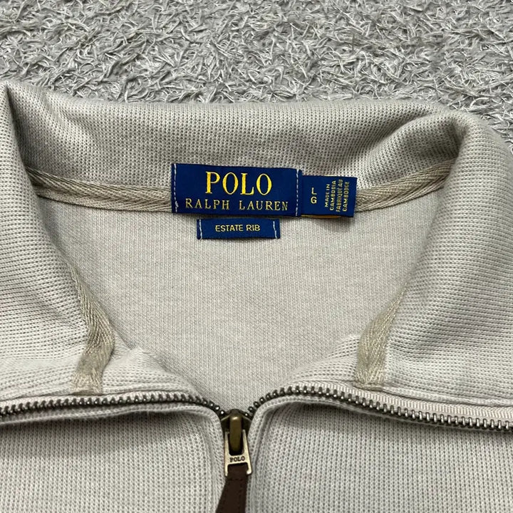 [BUNJANG] Polo Half-Zip Knit Sweater / [95-100] 폴로 반집업니트