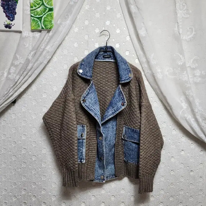 [SOLD OUT] 파프리카 청 니트자켓 여성66