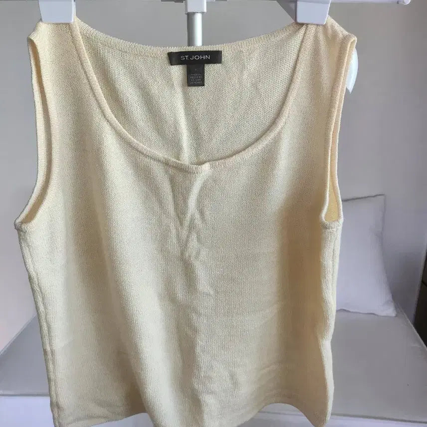 [BUNJANG] Sen John Sleeveless Knit Top / 센존민소매 니트
