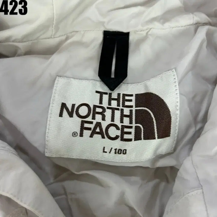 [BUNJANG] The North Face Hooded Windbreaker Jacket - White - Size L / 노스페이스 바람막이 화이트 신형 후드 자켓 L