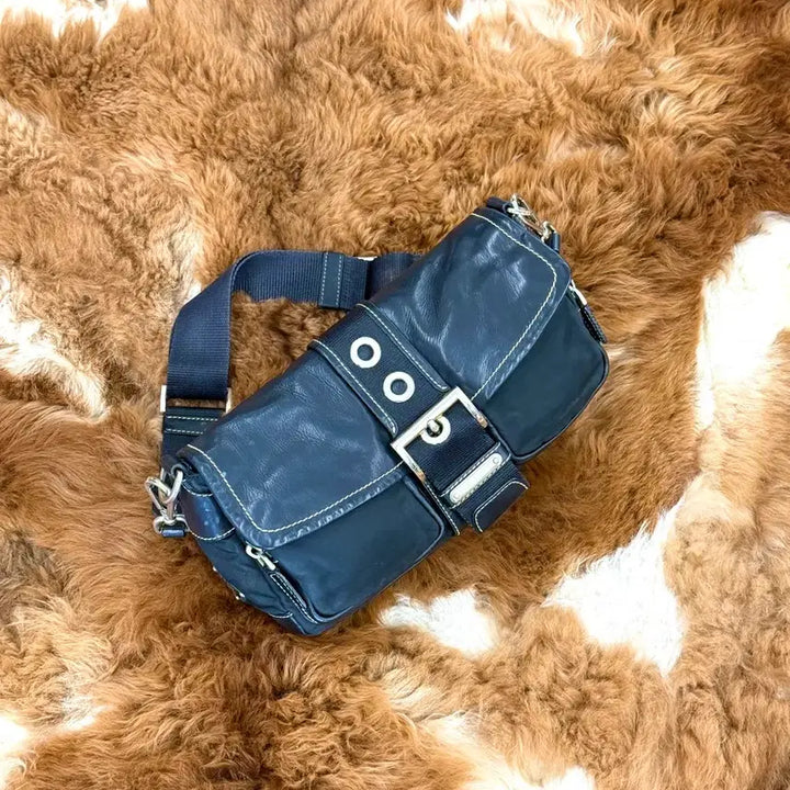 [BUNJANG] Prada Pocono Pocket Mini Shoulder Bag / 프라다 블랙 포코노 포켓 미니 숄더백