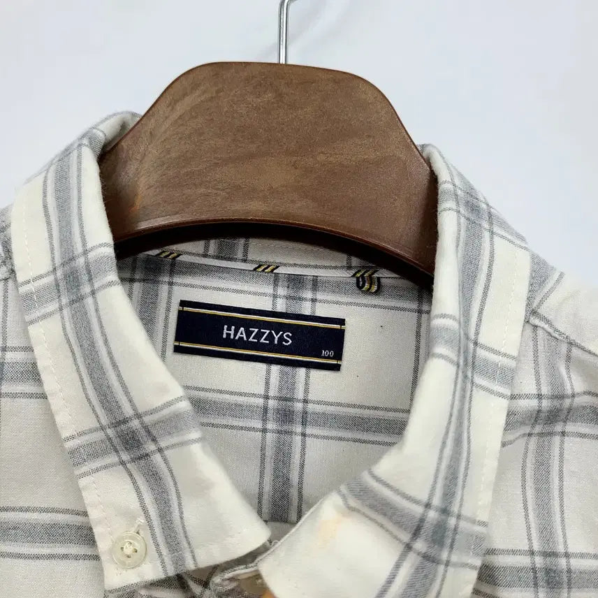 [BUNJANG] Hazzys Checkered Shirt - Men&