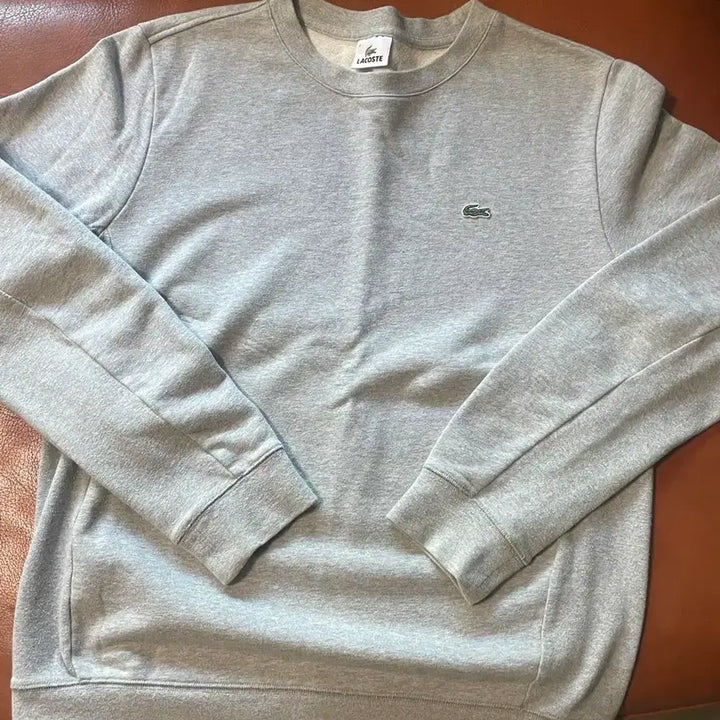[BUNJANG] Lacoste Gray Sweatshirt / 라코스테 맨투맨 티셔츠 그레이