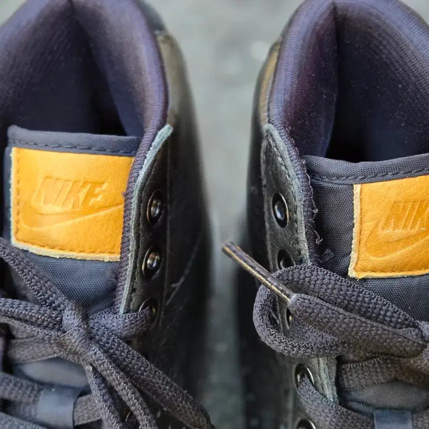 [BUNJANG] Nike Blazer Mid Black Leather Sneakers / 나이키 블레이저 미드 블랙 레더 250mm