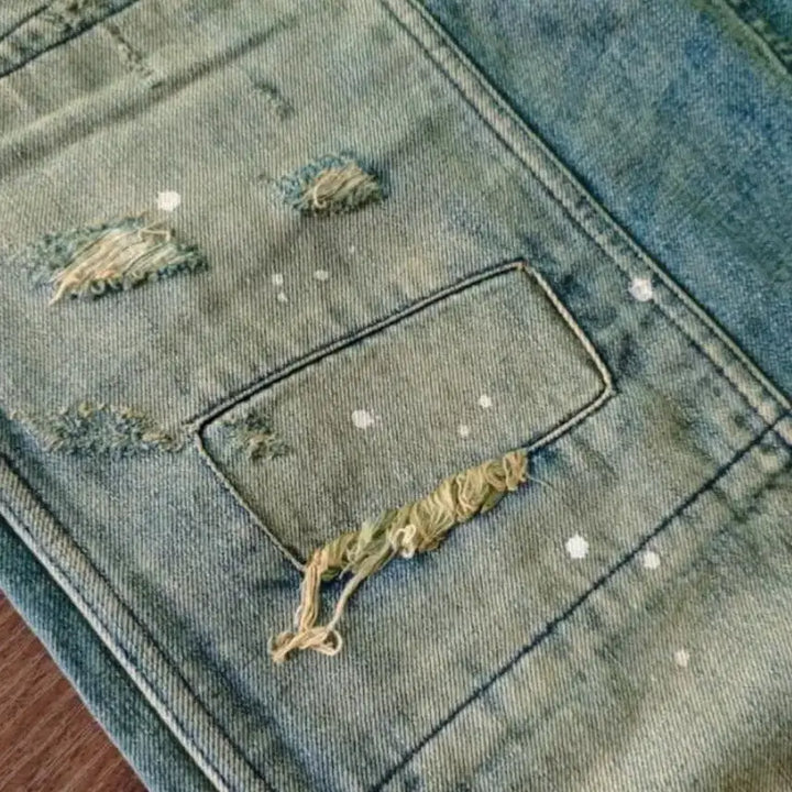 [BUNJANG] RRL Repair Painter Denim Pants / RRL 리페어 페인터 데님