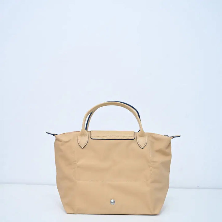 [BUNJANG] Longchamp Nylon and Leather Small Shoulder Bag / 롱샴 클러치백 숄더백 예로우 나일론 소가죽 스몰 사이즈 여성