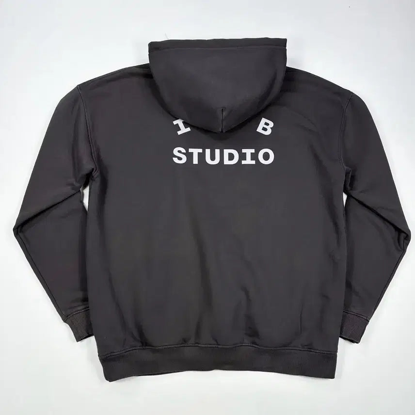 [BUNJANG] Iab Studio Back Logo Basic Hoodie (2XL) / (오염존재, 2XL) 아이앱스튜디오 백로고 베이직 후드티