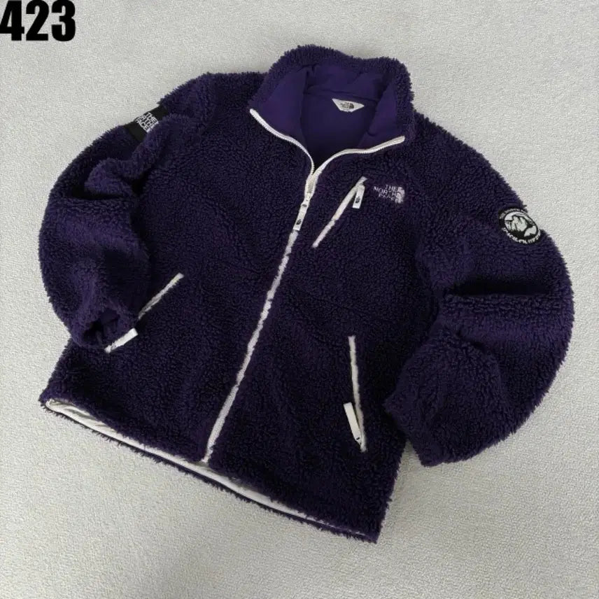 [BUNJANG] The North Face Purple Label Fleece Jacket / 노스페이스 퍼플 뽀글이 신형 플리스 자켓 m