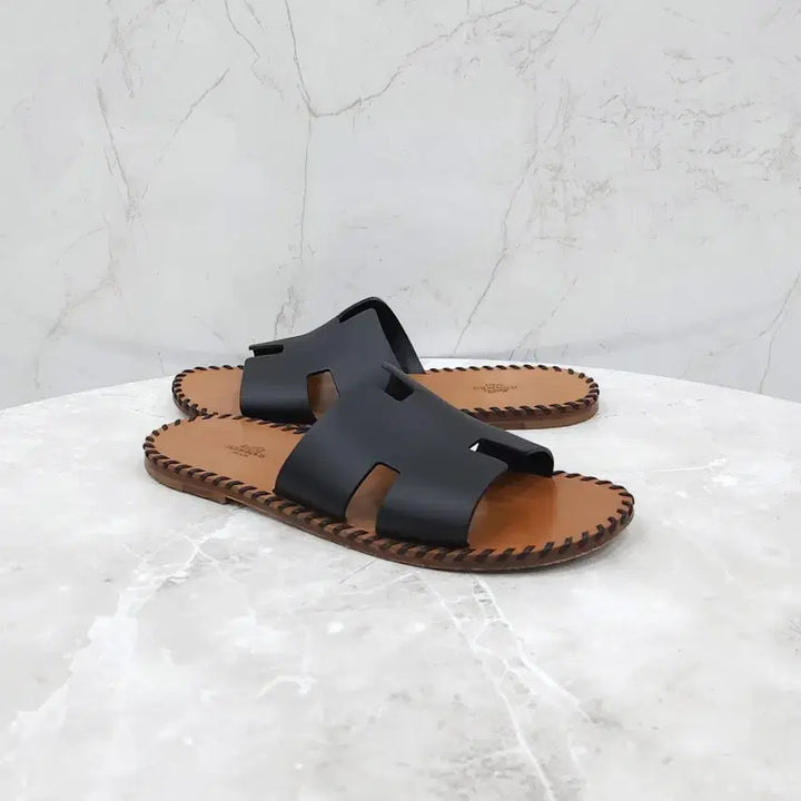 [BUNJANG] Hermes Izmir Stitch Sandals / 42.5 / 에르메스 이즈미르 스티치 샌들 슬리퍼