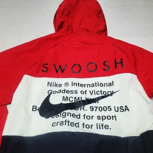 [BUNJANG] Nike Double Swoosh Woven Windrunner Jacket L / 나이키 더블스우시 우븐 바람막이 윈드러너 자켓 L  폴1325