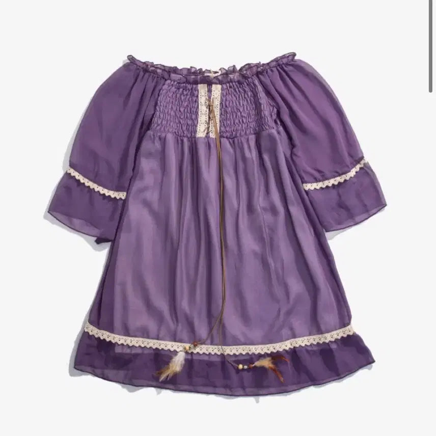 [BUNJANG] Vintage Purple Blouse Deadstock / 빈티지 퍼플 블라우스 데드스탁 미사용