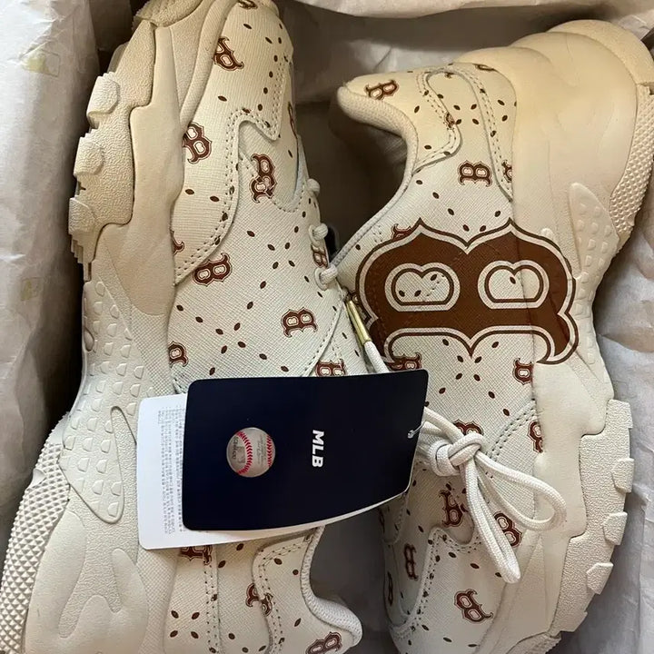 [BUNJANG] MLB Big Ball Chunky Monogram Leather Sneakers / 16만원 완전 신상 새상품 정품 MLB 100% 소가죽 빅볼청키 모노그램