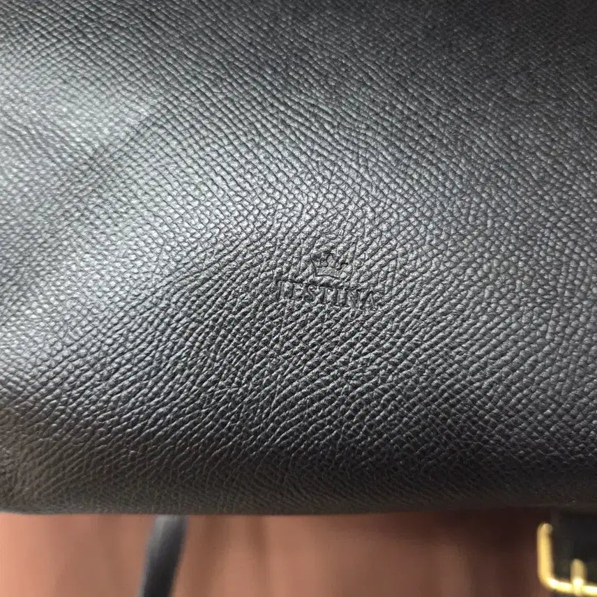 [BUNJANG] J.ESTINA Black Leather Flap Shoulder/Tote Bag / 제이에스티나 블랙 레더 플랩 숄더백/토트백