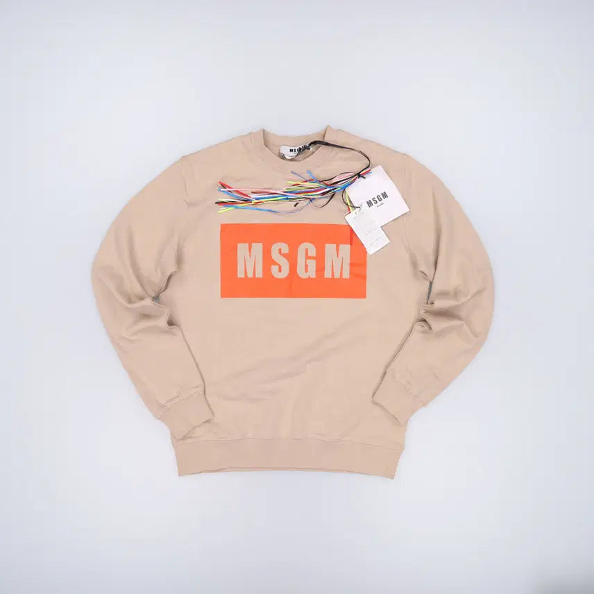 [BUNJANG] MSGM Printed Sweatshirt / S 새상품 MSGM 프린팅 맨투맨 0424H1