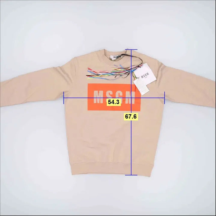 [BUNJANG] MSGM Printed Sweatshirt / S 새상품 MSGM 프린팅 맨투맨 0424H1