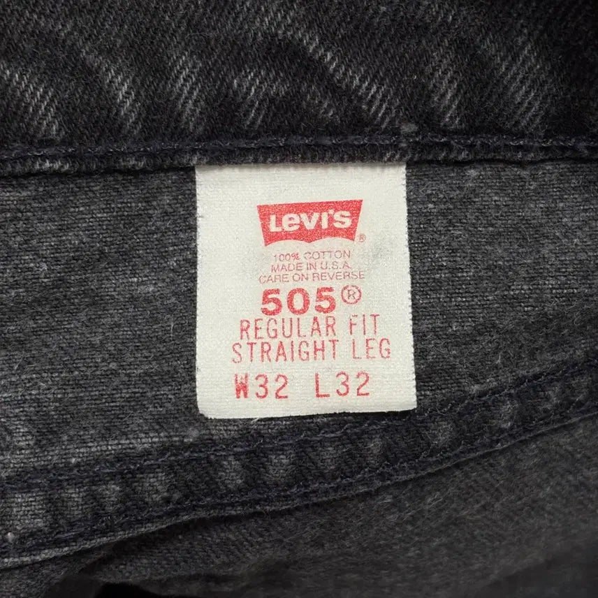 [BUNJANG] 90s 빈티지 리바이스 505 블랙 허리40cm / 90s 빈티지 리바이스 505 블랙 허리40cm