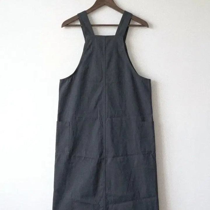 [SOLD OUT] 새상품 진그레이 멜빵 원피스 66-77
