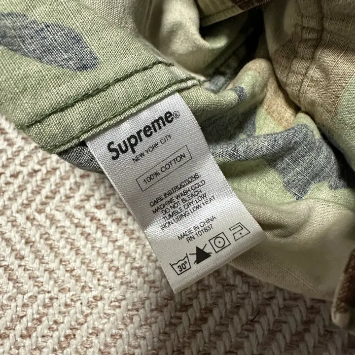 [BUNJANG] SUPREME 15SS camo bdu shirt / SUPREME 15SS camo bdu shirt