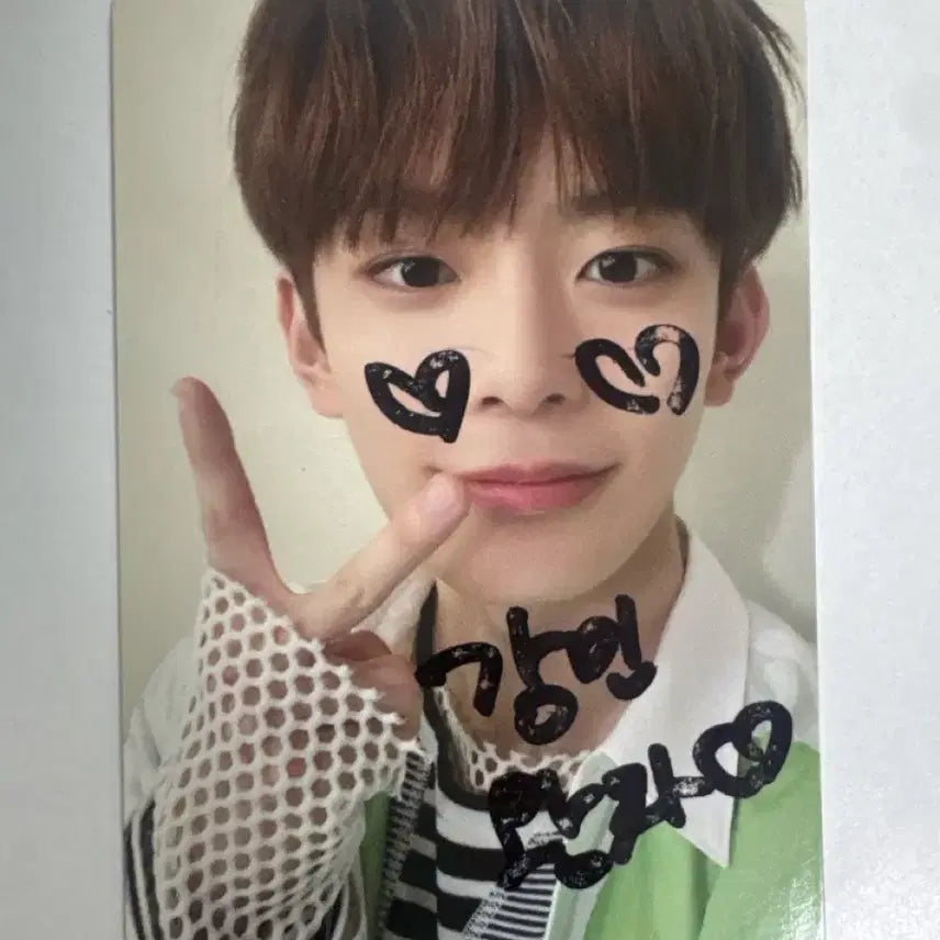 [BUNJANG] SEVENTEEN Mingyu Signed Photocard / 강민 포토카드 친필