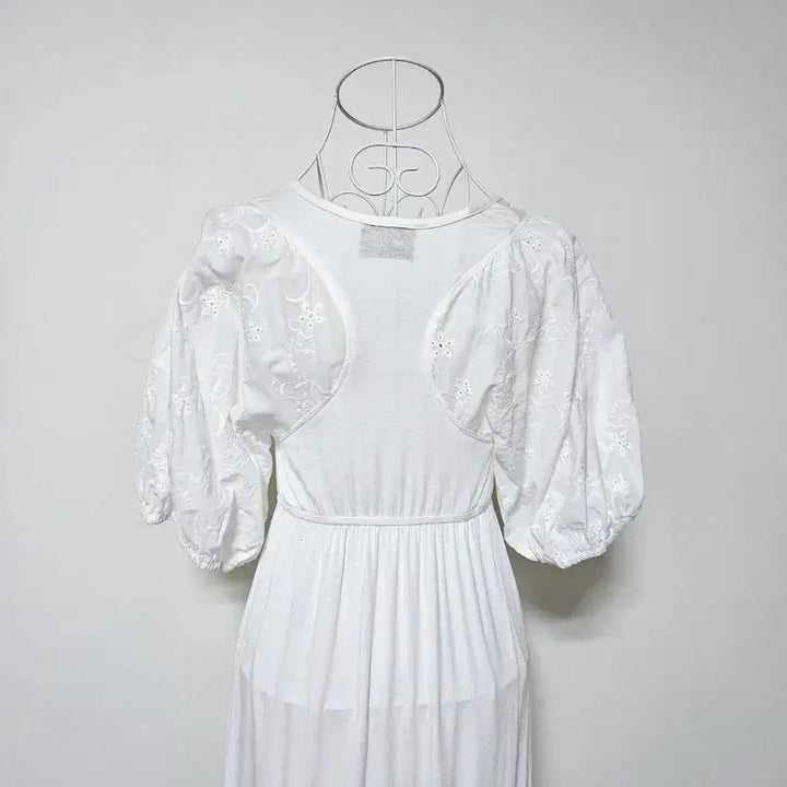 [BUNJANG] White Viscose 90% Dress / 비스코스 90프로 화이트 원피스