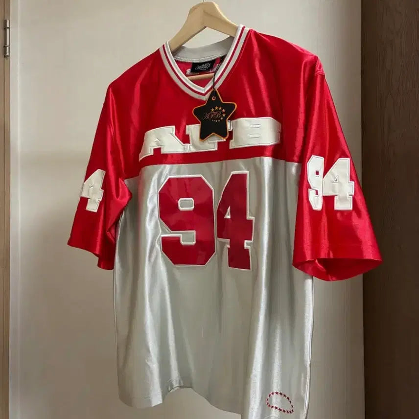 [BUNJANG] L afb Football Tee Red / [L]afb 풋볼티 레드