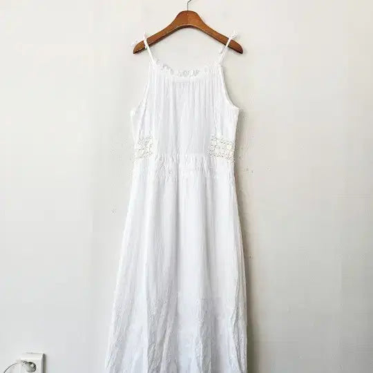 [SOLD OUT] 화이트 캐미솔 원피스