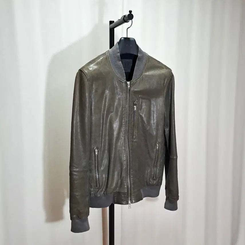 [BUNJANG] AllSaints Lambskin Blouson Jacket / (택포) 올세인츠 램스킨 블루종 B803