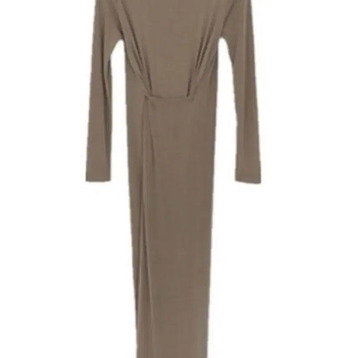 [BUNJANG] Wrap Long Dress / 뱃살 복부커버원피스 글래머 랩 원피스 u넥 유넥 꼬임 롱 원피스 꾸안꾸
