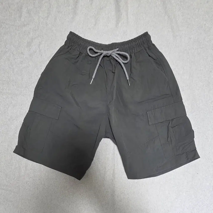 [BUNJANG] Nylon Cargo Pants (Gray) - Size M / 나일론 카고 팬츠 (그레이)