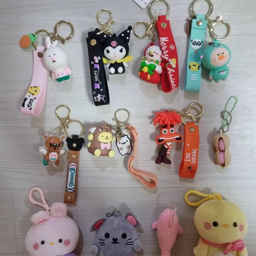 [BUNJANG] Unbranded Keyring Bundle Set / 키링 새거 12개 일괄