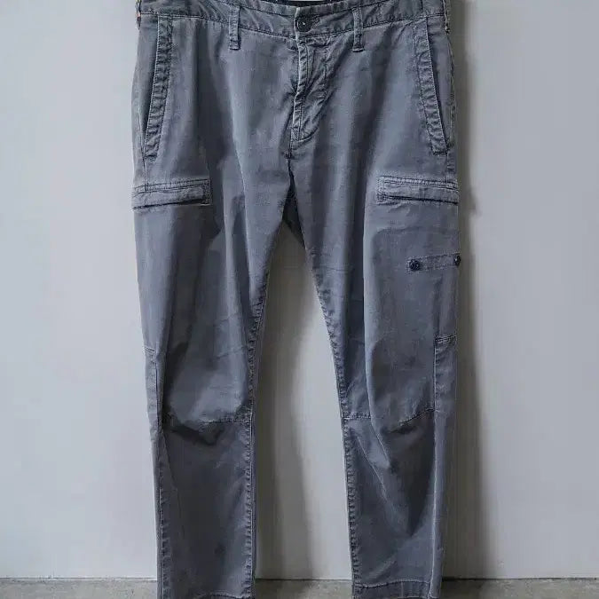 [BUNJANG] Stone Island Gray Cargo Pants W34 / 스톤아일랜드 그레이 카고 팬츠 W34