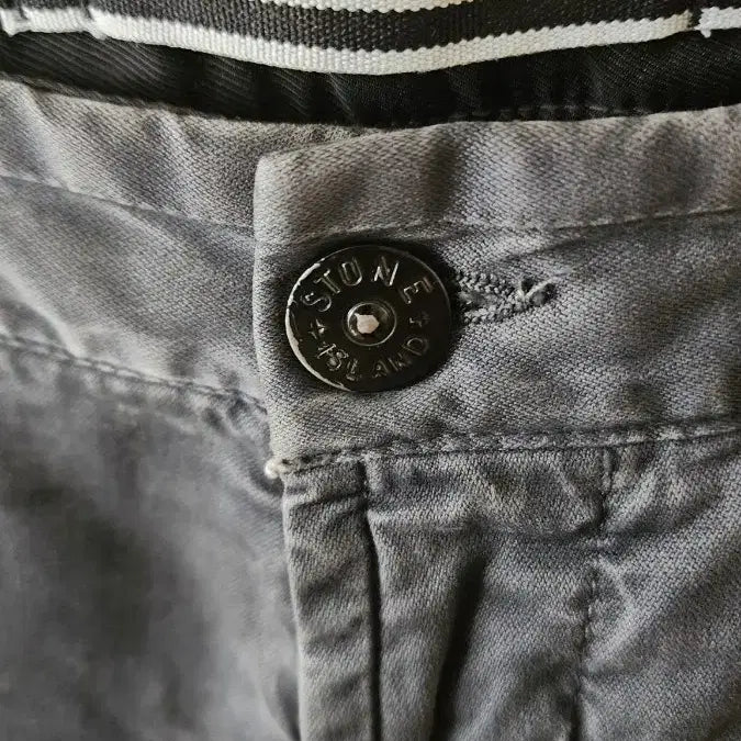 [BUNJANG] Stone Island Gray Cargo Pants W34 / 스톤아일랜드 그레이 카고 팬츠 W34