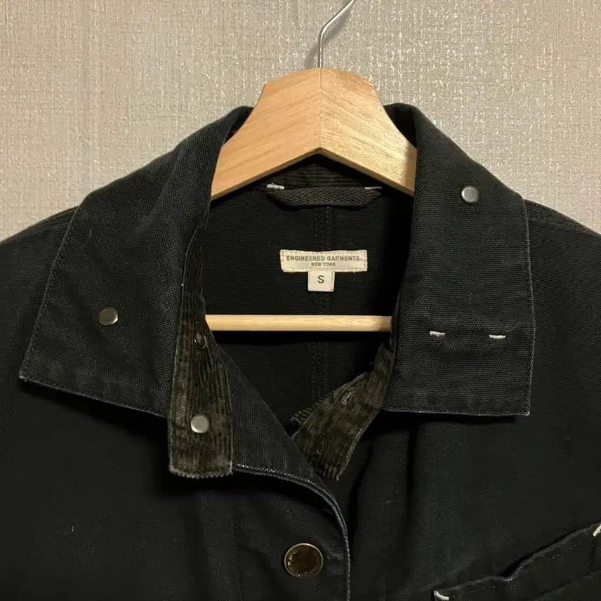 [SOLD OUT] 엔지니어드 가먼츠 블랙 워크 자켓 S