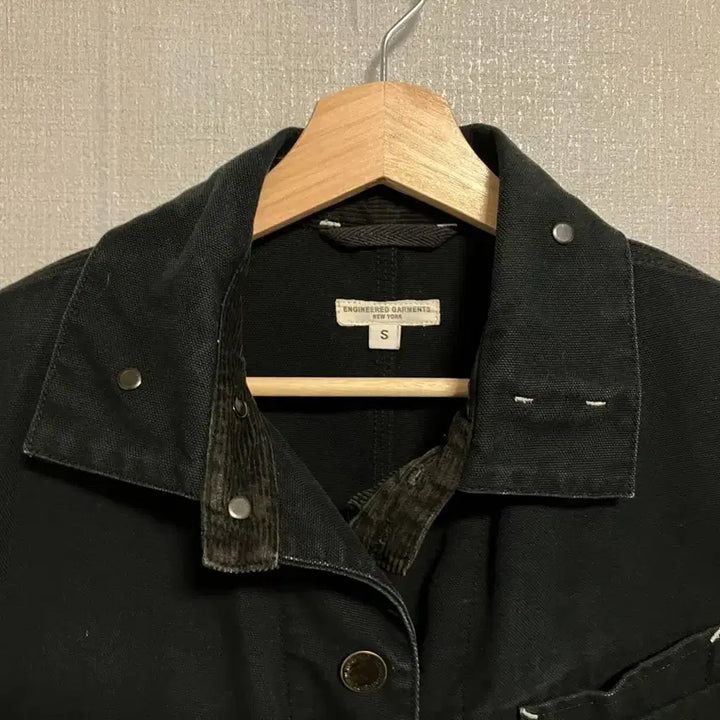 [SOLD OUT] 엔지니어드 가먼츠 블랙 워크 자켓 S