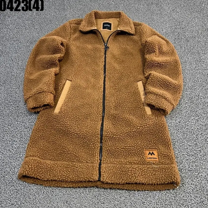 [BUNJANG] Millet Long Fleece Jacket / 밀레 뽀글이 롱 후리스 자켓 M | 0423