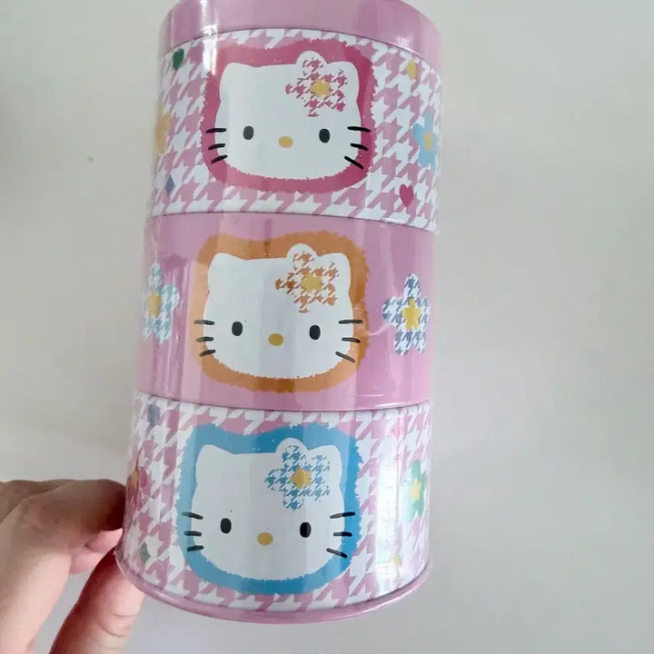 [BUNJANG] Sanrio Hello Kitty 3-Tier Storage Box / 산리오 키티 3단 보관함