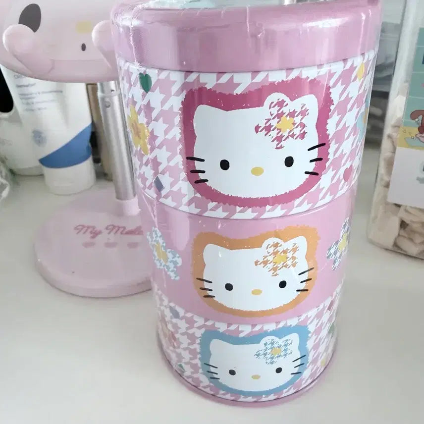 [BUNJANG] Sanrio Hello Kitty 3-Tier Storage Box / 산리오 키티 3단 보관함