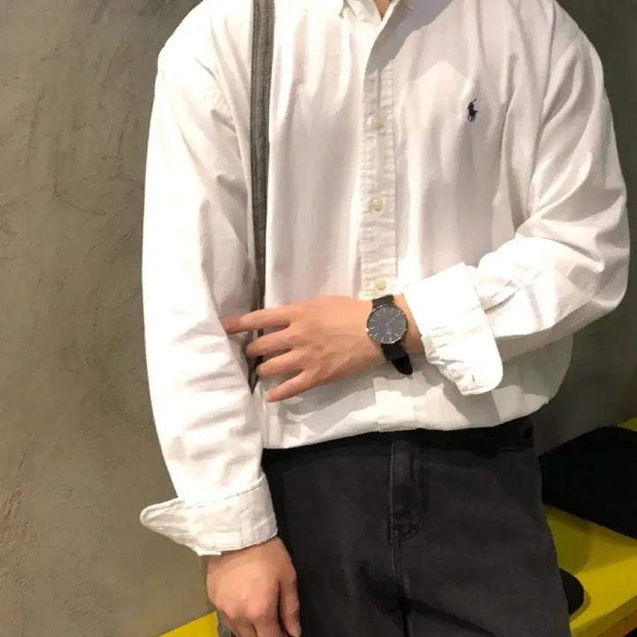 [SOLD OUT] 폴로 정품 화이트 셔츠