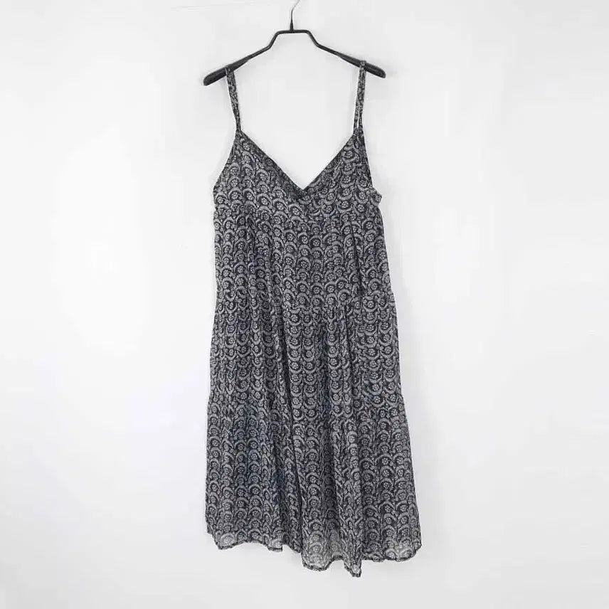[BUNJANG] Naning9 Patterned Bustier Dress / 난닝구 패턴 뷔스티에원피스