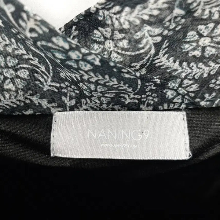 [BUNJANG] Naning9 Patterned Bustier Dress / 난닝구 패턴 뷔스티에원피스