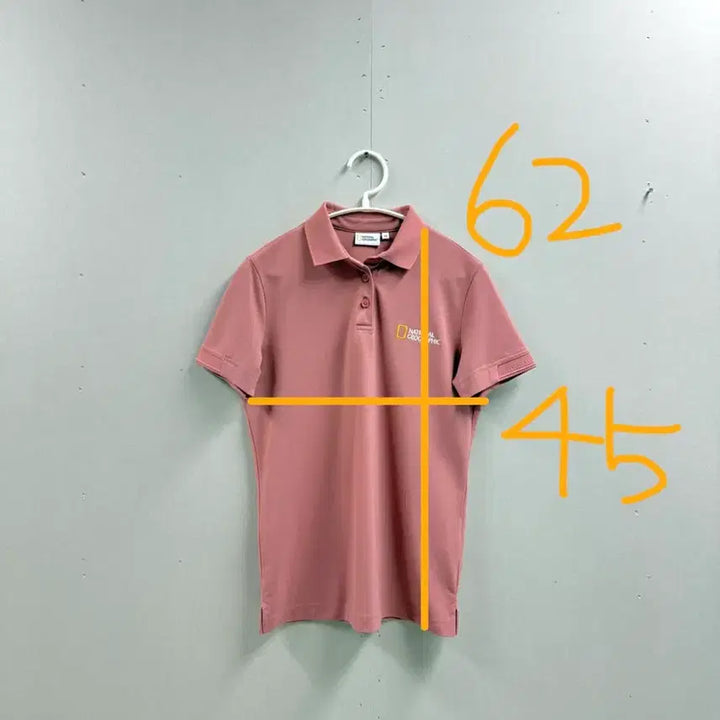 [BUNJANG] 여성 XS 85 / 내셔널지오그래픽 반팔 카라티 / 여성 XS 85 / 내셔널지오그래픽 반팔 카라티