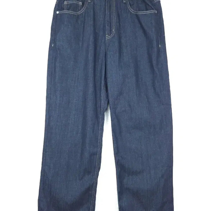 [SOLD OUT] 무신사스탠다드 25년2월제조 남성 데님 와이드 팬츠(34)