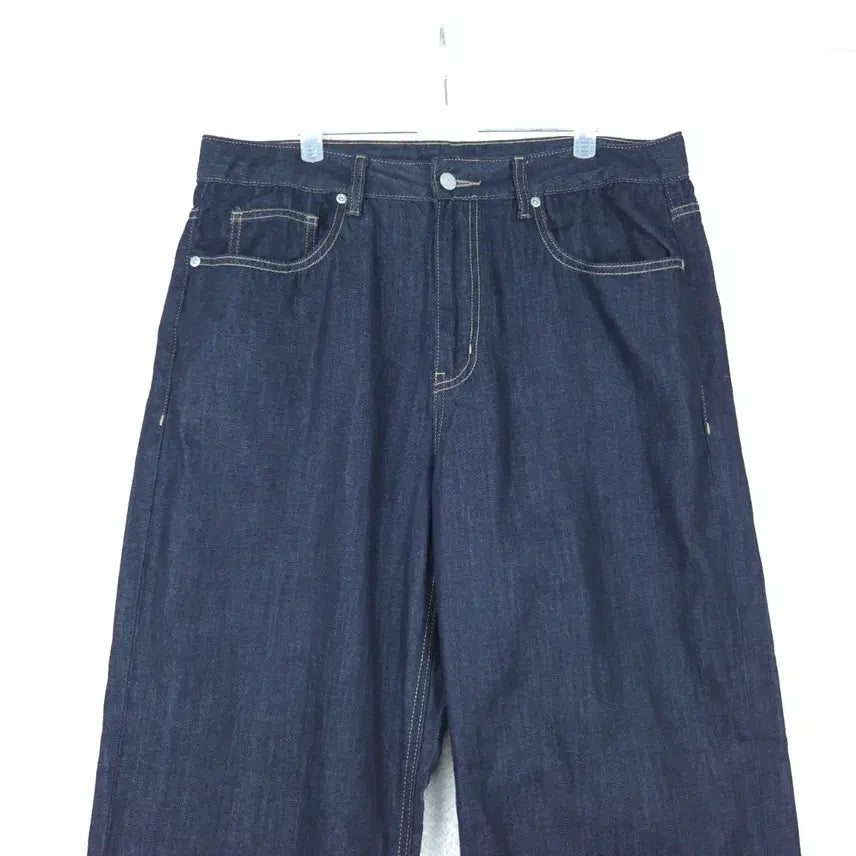 [SOLD OUT] 무신사스탠다드 25년2월제조 남성 데님 와이드 팬츠(34)