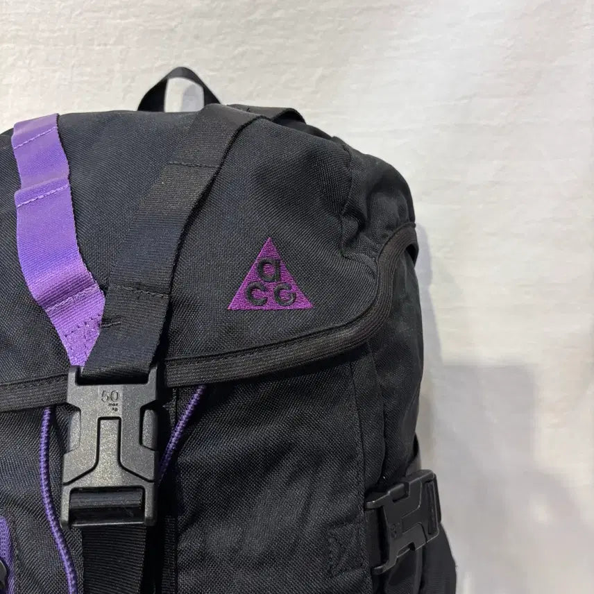 [BUNJANG] Nike ACG Purple Buckle Backpack / 나이키 acg 퍼플 버클 백팩