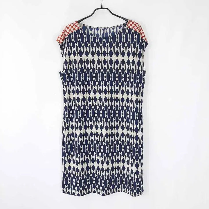 [BUNJANG] La Ponte Shoulder Print Dress / 라폰테 어깨배색 프린팅 원피스 88